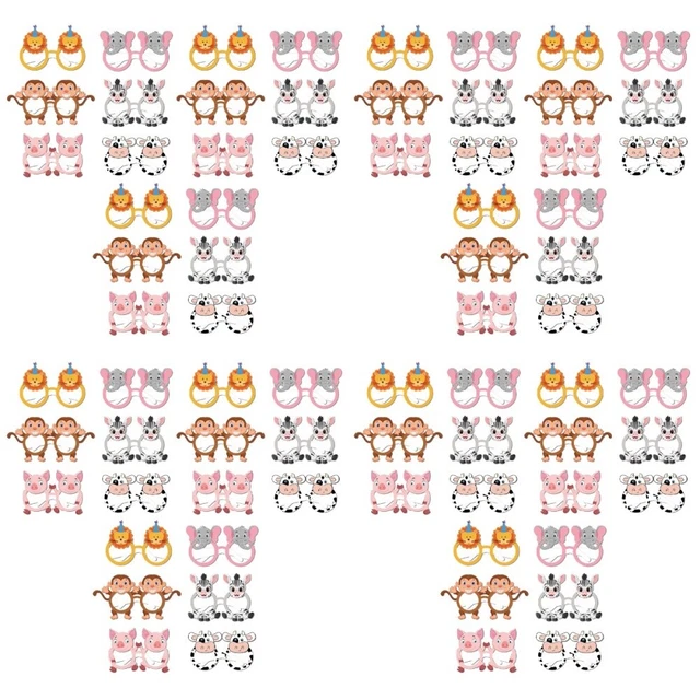 72 Pcs Cosplay Drôle lunettes de Soleil Cadre Creative Lunettes Animaux Lunettes