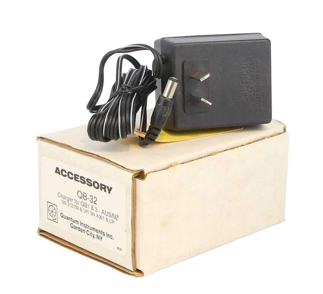 Quantum Instruments QB-32 Aus/NZ 240 Volt Charger (for Battery 1, 1+, 1c) EX