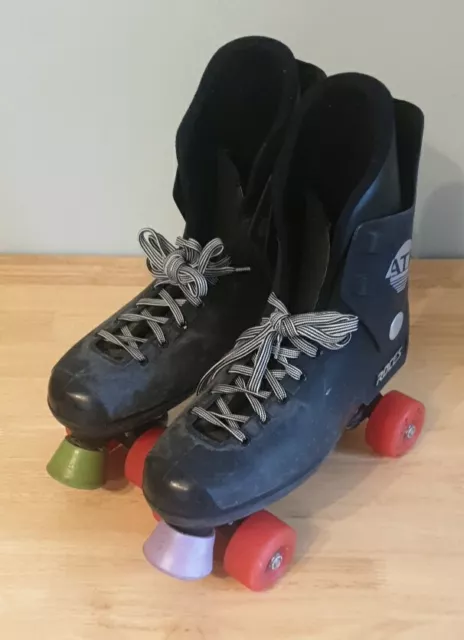 ATH Roces Quad Roller Skates Size 9 In Black