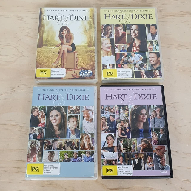 HART OF DIXIE The Complete Series Seasons 1 2 3 4 DVD Set Region 4 HART OF DIXIE The Complete Series Seasons 1 2 3 4 DVD Set Region 4