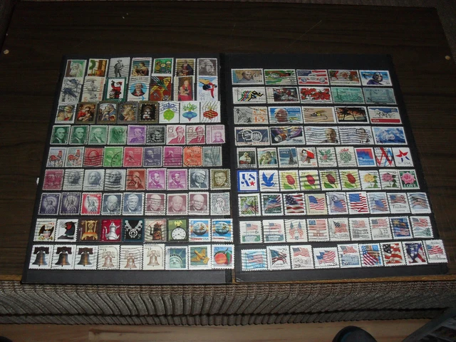 Briefmarken USA kleines Lot gest.