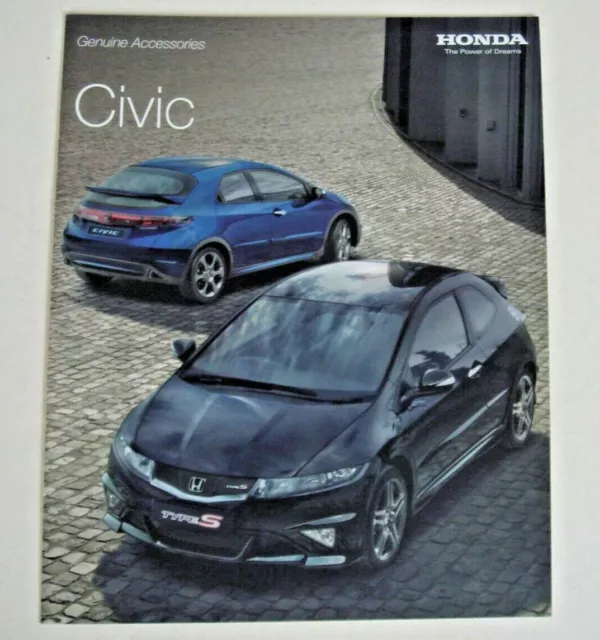 Honda . Civic . Honda Civic Accessories . October 2009 Sales Brochure