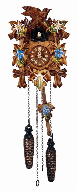 Coucou à Quartz St. Leonhard Avec Mélodies Et Figurines Mobiles – Horloge Murale Neuve