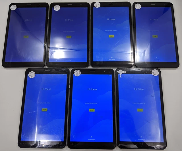 CloudMobile Sunshine T1 Elite 16GB Fair Condition WiFi Only GL Lot of 7
