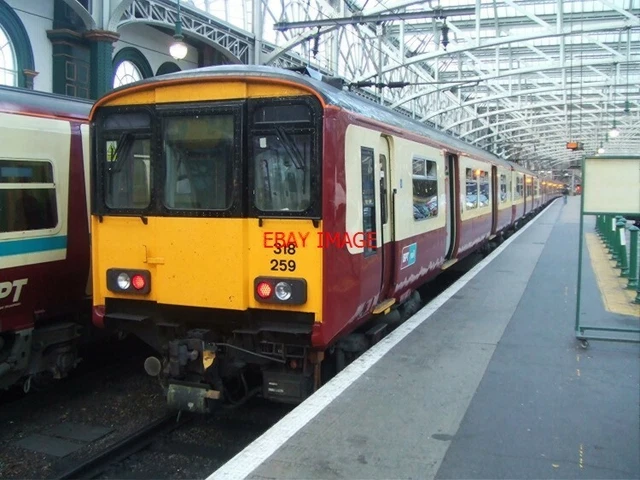 PHOTO CLASS 318 3-Car Emu No 318 259 At Glasgow Central 10/07 £2.00 ...