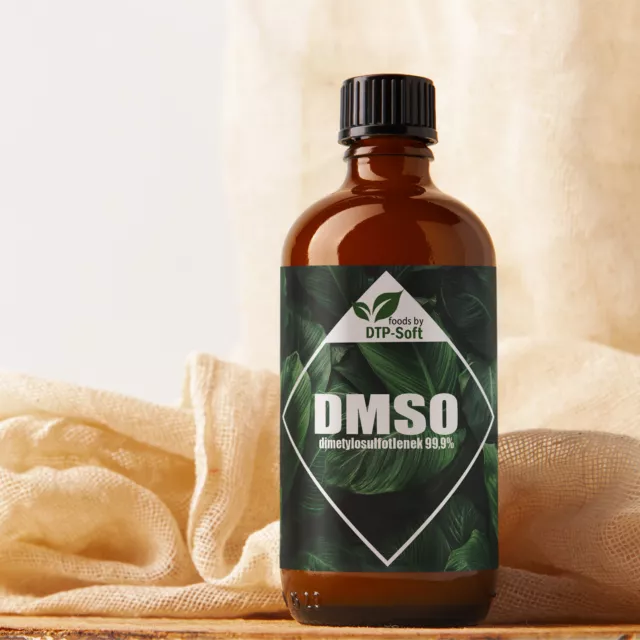 DMSO Dimethylsulfoxid, über 99,9% Reinheit in Braunglasflasche