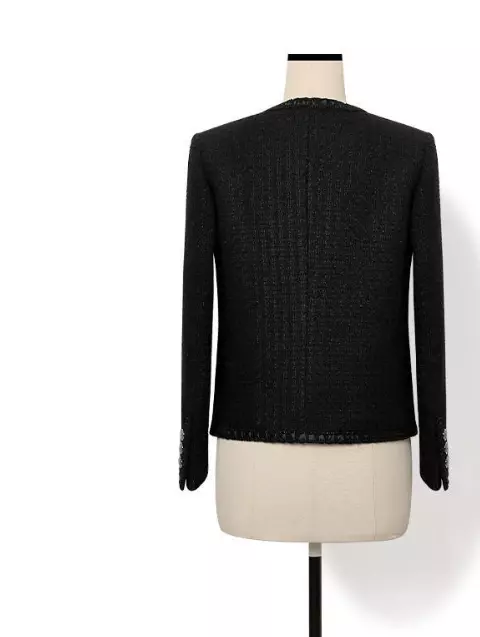 Women wool Jackets crew Neck Long Sleeve Office single breasted Coats 3