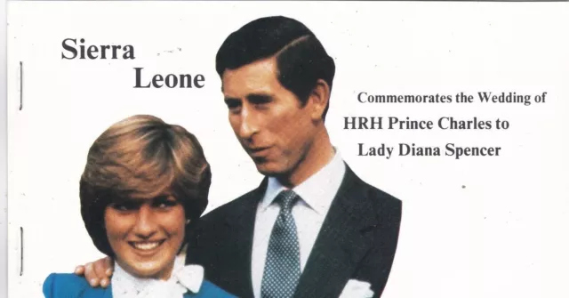 Royal Wedding Prince Charles & Diana Sierra Leone Commemorative Stamps