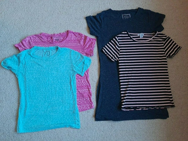 Short Sleeved Girls T-shirts age 12-14 years Height 158cm - 164cm: BUNDLE of 4