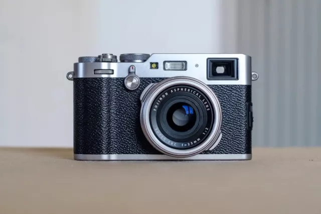 Fujifilm X100F 24.3MP Digital Point and Shoot Camera - Silver