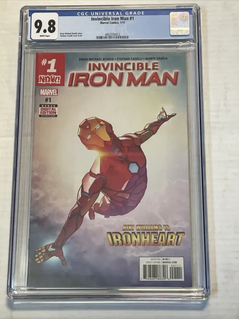 Invincible Iron Man #1 Cvr A 1St Print Cgc 9.8