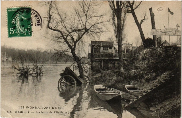 CPA 19 – Inondations De Tulle, Les Environs Du Caveau, Quai Baluze (très Bon état)