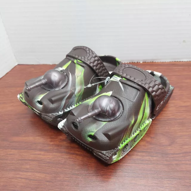 Kids Camo Tank Clogs Toddler Size 9.5  EU Size 26 Clog Tank Military