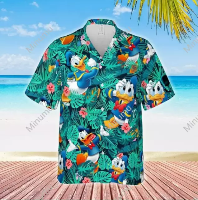 Disney Donald Duck 3D HAWAII SHIRT All Over Print Us Size Mother Day Gift
