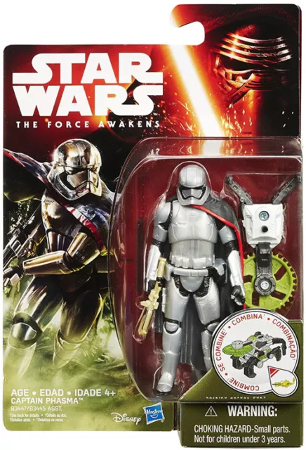 Star Wars The Force Awakens 3 Inch Figure Jungle And Space Wave 1 Captain Phasma