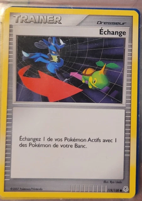 Pokemon Trainer Exchange 119/130 EX Awakening of Legends Card France