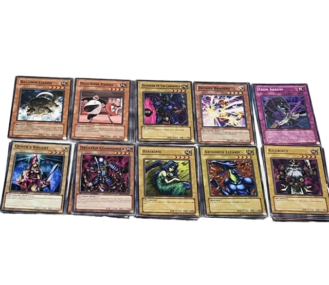 50 YUGIOH TCG Card Lot YUGIOH! Collection Bundle Cards Yugioh Konami