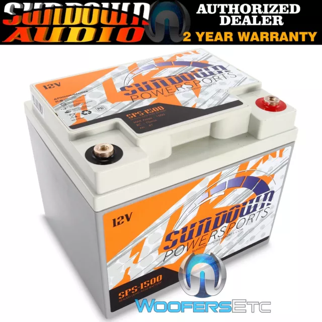 Sundown Audio Sps-1500 Agm 1500A 12V Sealed Lead Acid Powersports Car Battery