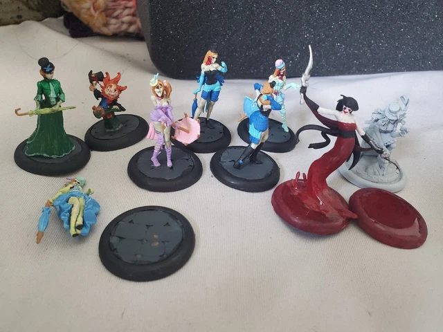 Malifaux Ressurectionists Lot - First Edition Kirai - Seamus Crew - Second...