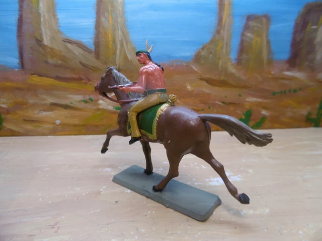 Queue De Cheval En Résine Starlux Western Copies - échelle 54-60mm, Pour Figurines Cow-boys Et Indiens, à Peindre