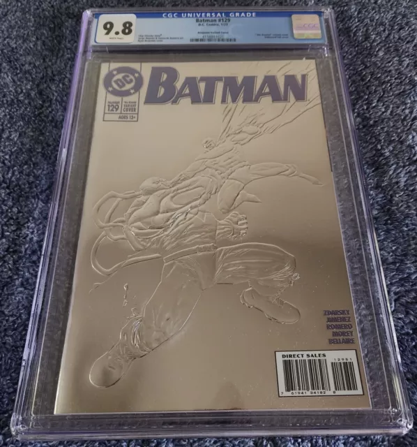 Batman #129 90s Rewind Embossed Foil Variant D.C. Comics CGC 9.8
