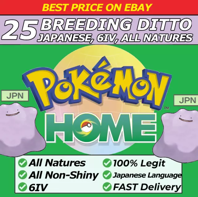 ✨Shiny Japanese Masuda Ditto 6IV✨ Pokemon Brilliant Diamond Shining Pearl
