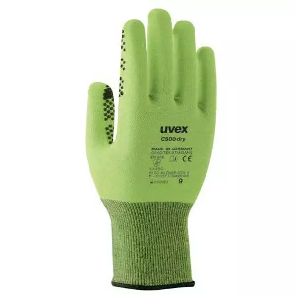 uvex 6049908  C500 dry  Guanto di protezione dai tagli Taglia (Guanti): 8 EN 388