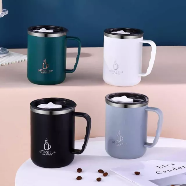 Mit Deckel Isolierte Kaffeetasse Doppelwandiger Kaffee becher  Zuhause