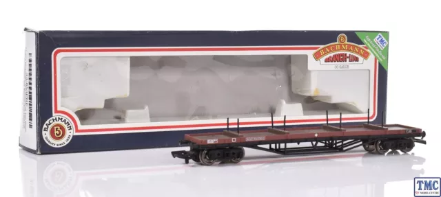 33-853 Bachmann OO Gauge 30 Ton Bogie Bolster Wagon BR Bauxite (Pre-Owned)