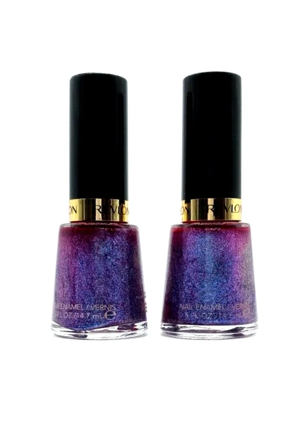 2X Revlon Nail Enamel Chip Resistant Glossy Shine Finish 522 Magnetic New