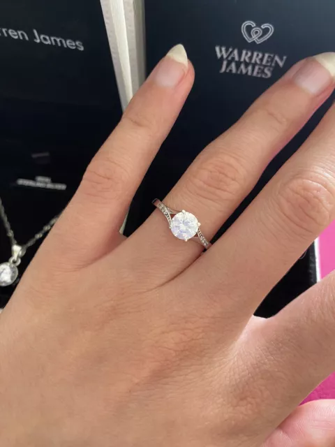 Warren james real deals sterling silver ring