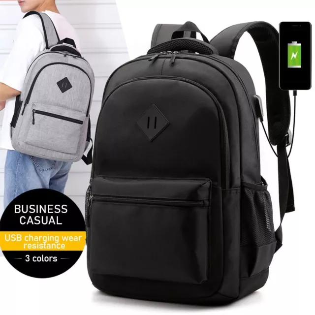 Imperméable Multifonctionnel USB Sac à dos de voyage Sacs à dos Grande capacité