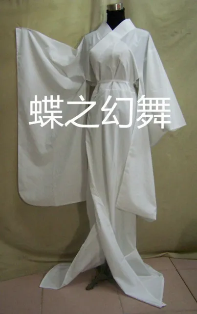 Japanese Traditional Womens Cotton Kimono Long Furisode Kimono Juban Costume 3