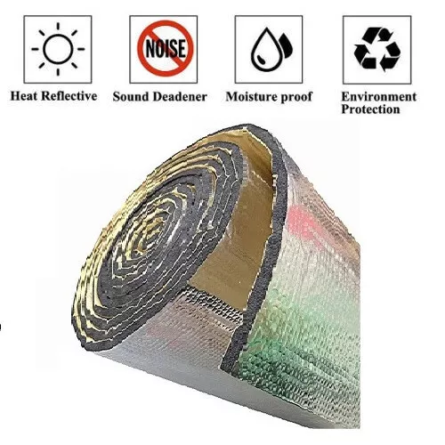 10FT Reflective HVAC Insulation Hose Pipe Wrap Turbo Heat Shield Tape 5MM