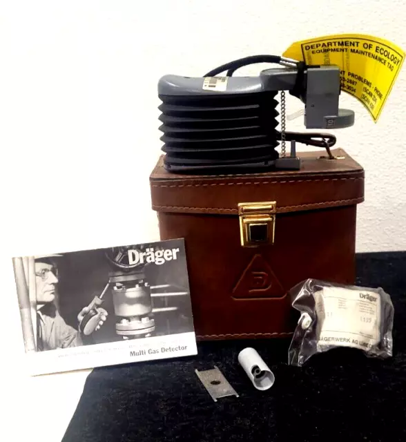 Drager Gas Detection In A Gorgeous Leather Case