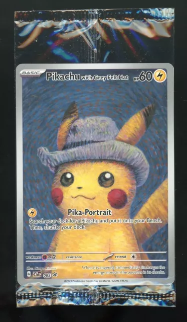 Pokémon Center × Van Gogh Museum: Pikachu Inspired by Self-Portrait with  Grey Felt Hat Canvas Tote Bag