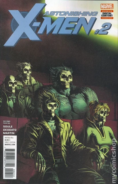 Astonishing X-Men #2E Deodato Variant 2nd Printing VF 2017 Stock Image