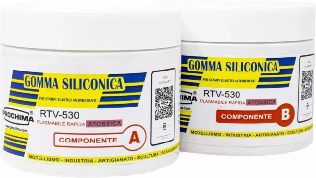 Rubaforma Gomma siliconica Prochima RTV 530 plasmabile Atossica