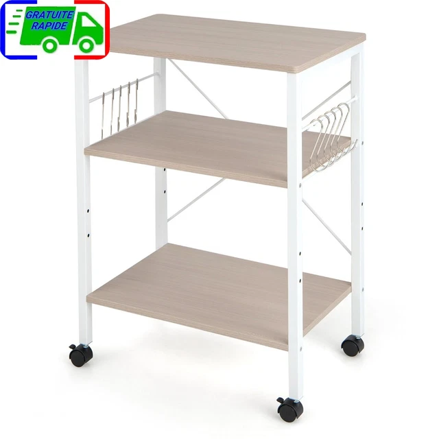 Chariot De Cuisine Roulant Avec Espace De Rangement, Placard, étagères Réglables, Pour Cuisine Salon Salle A Manger Blanc 91785002 Chariot De Cuisine Roulant Avec Espace De Rangement, Placard, étagères Réglables, Pour Cuisine Salon Salle A Manger Blanc 91785002