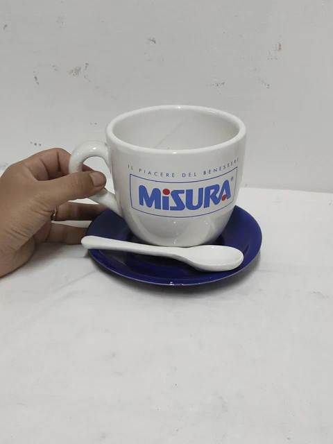 grande tazza da collezionismo pubblicitario MISURA Il Piacere Del Benessere