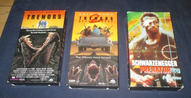 Creature Feature 3-Movie Bundle (VHS, 2 from 1980s and 2 from 1990s)