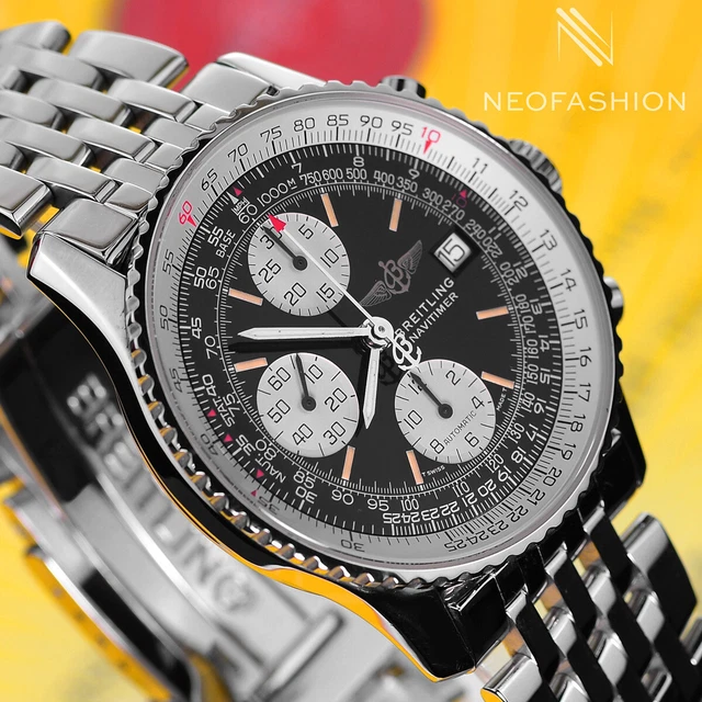 BREITLING MEN S WATCH Chronograph Automatic A68062 No. 1111 50M Runs 35.00 PicClick