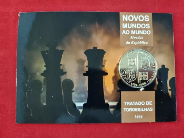 Age Of Discoveries / 1994 Portugal 200 Escudo Copper-Nickel Gold Plated