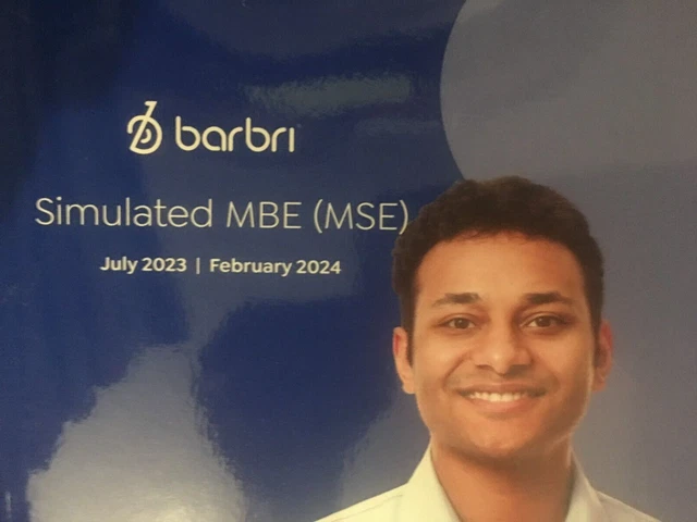 RARE 2023~ 2024 Barbri Review Multistate Bar Exam SIMULATED MBE