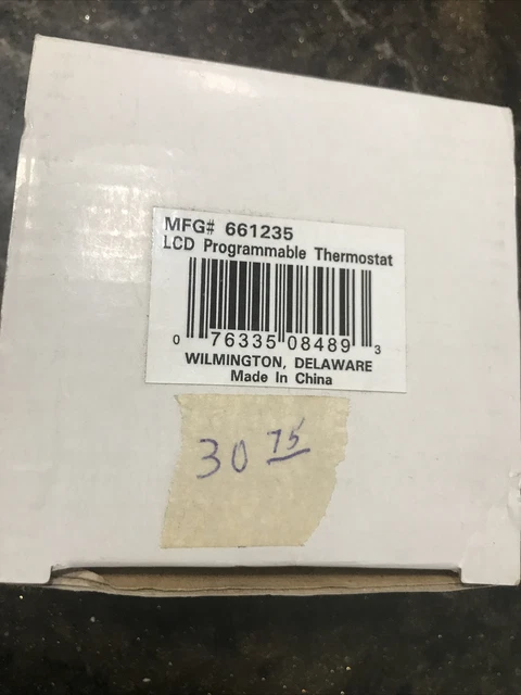 Garrison Programmable Digital Thermostat, Lcd Mfg# 661235
