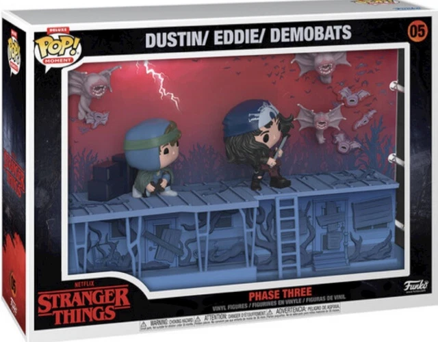 Funko Pop Moments Stranger Things Dustin Eddie Demobat Season 4 Pre Order