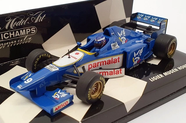 Miniature Ligier JS43 Mugen – Olivier Panis #9 – Monaco GP 1996 – Gitanes – 1/43 Minichamps