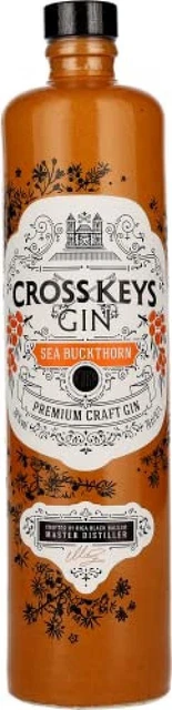 (TG. Liter) Cross Keys Gin SEA BUCKTHORN Premium Craft Gin 38% Vol. 0,7l - NUOVO