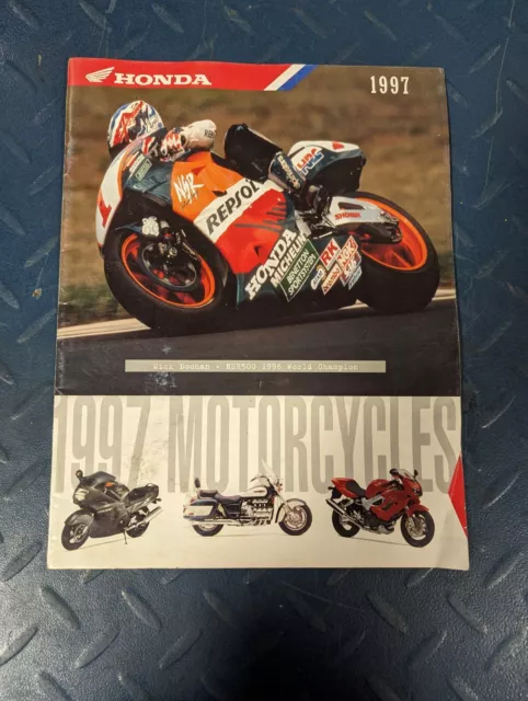 Honda 1997 Motorcycles Line Up brochure mick doohan Front Cover