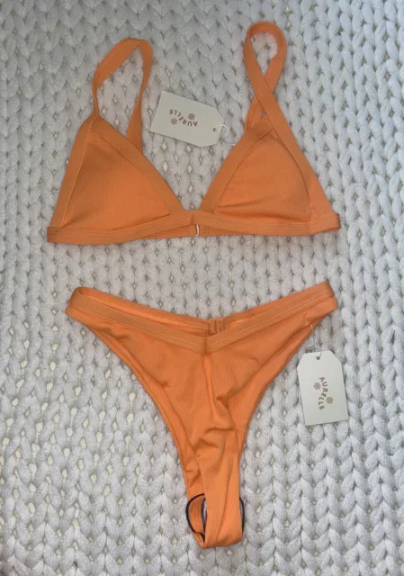 Aurelle Bikini NWT Mimosa Triangle Size Small Two Piece Set